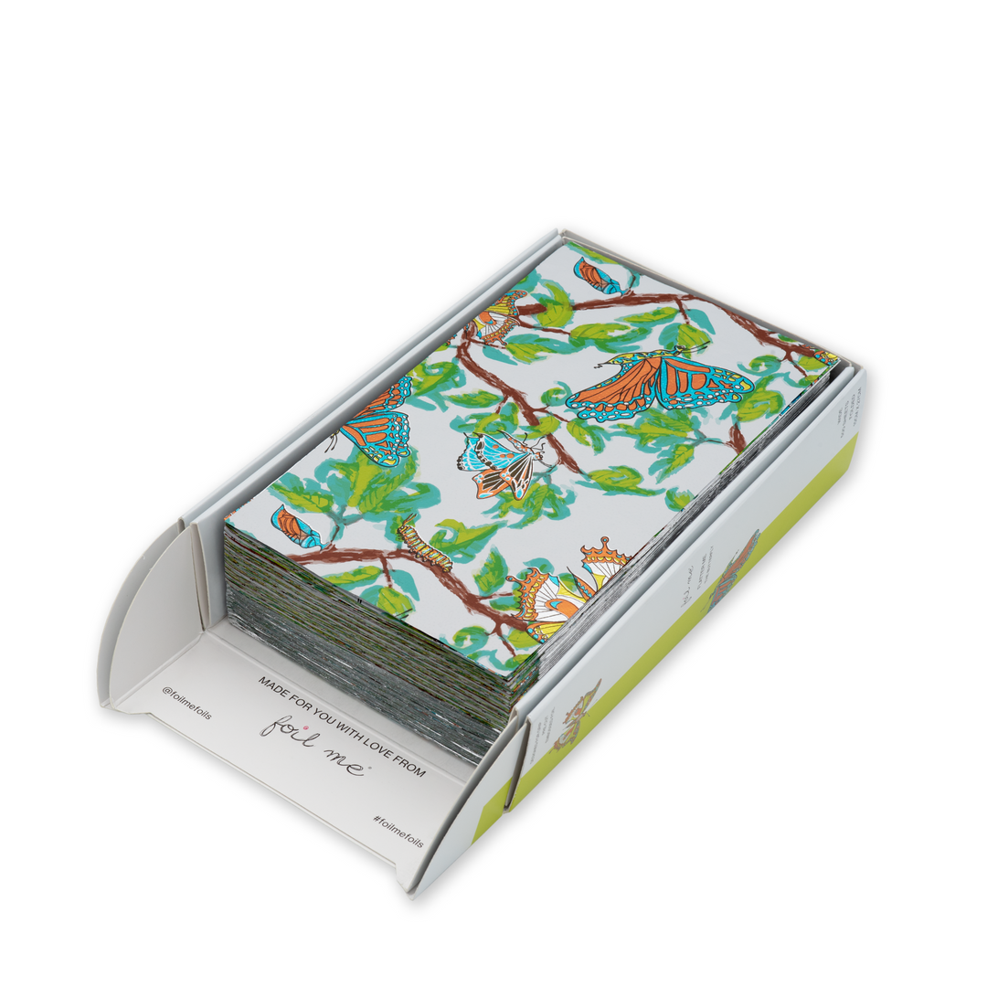 The Butterfly - Flatter Me - Wide (PRE-CUT FOIL WITH FOLD - 500 Sheets - 6" x 10.75")