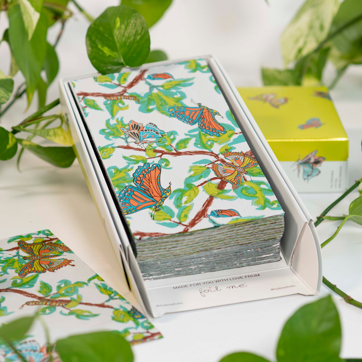 The Butterfly - Flatter Me - Wide (PRE-CUT FOIL WITH FOLD - 500 Sheets - 6" x 10.75")